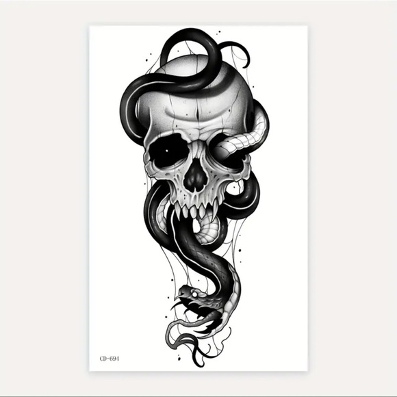 Tattoo, Temporary Tattoo, NIP, Cool & Eye Catching, Trick Family & Friends 😂 - Picture 1 of 8